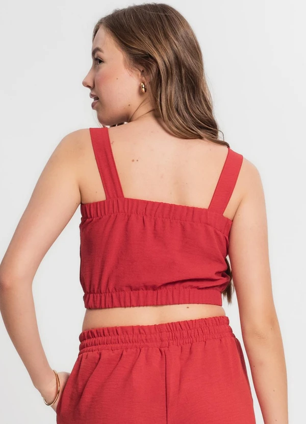 Minty - Top Juvenil Feminino Vermelho 3