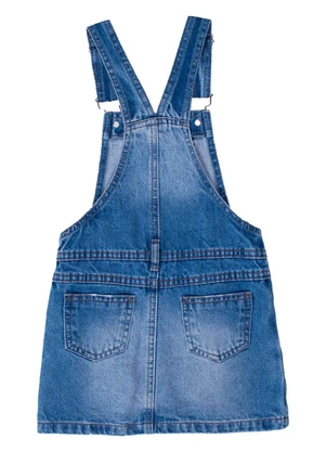 Milon - Salopete Infantil Menina Jeans - MILON