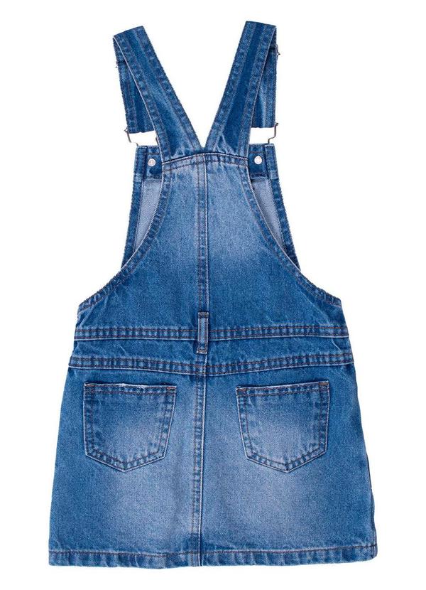 Milon - Salopete Infantil Menina Jeans 2