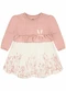 Milon - Vestido Bebê Menina Estampa Vermelho - variação: Rosa
