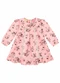 Milon - Vestido Bebê Menina Estampa Rosa - variação: Rosa