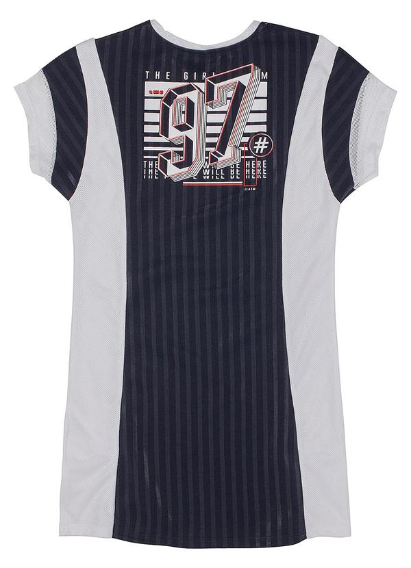 I Am - Vestido Feminino com Recortes Azul