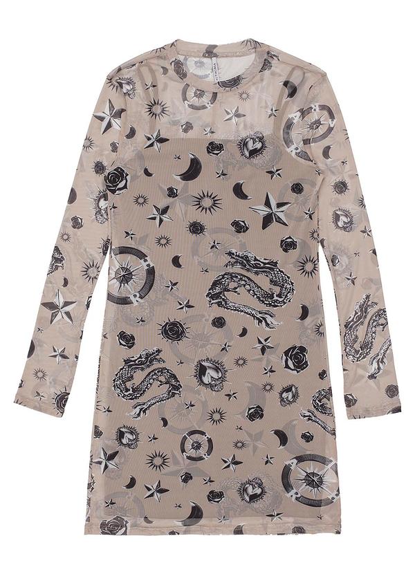 Authoria - Vestido Feminino Gothic Mystic Bege 3