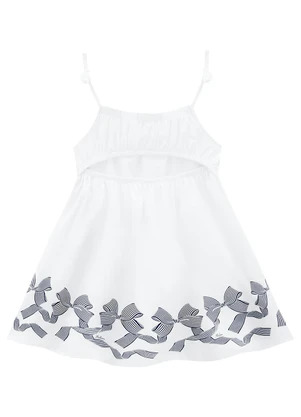 Milon - Vestido Infantil Menina Estampa Branco - MILON