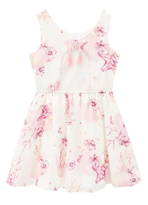 Milon - Vestido Infantil Menina Estampa Rosa - MILON
