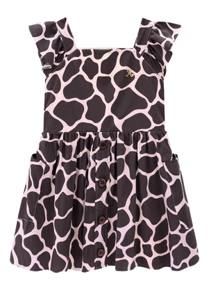 Milon - Vestido Infantil Menina Estampa Rosa - MILON