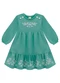 Milon - Vestido Infantil Menina Estampa Verde - variação: Verde