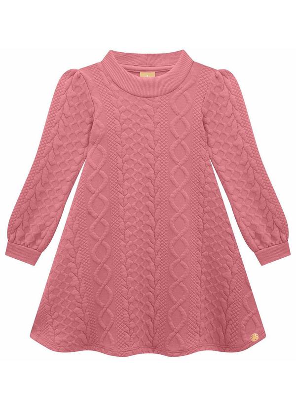 Milon - Vestido Infantil Menina Rosa