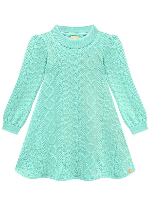 Milon - Vestido Infantil Menina Verde