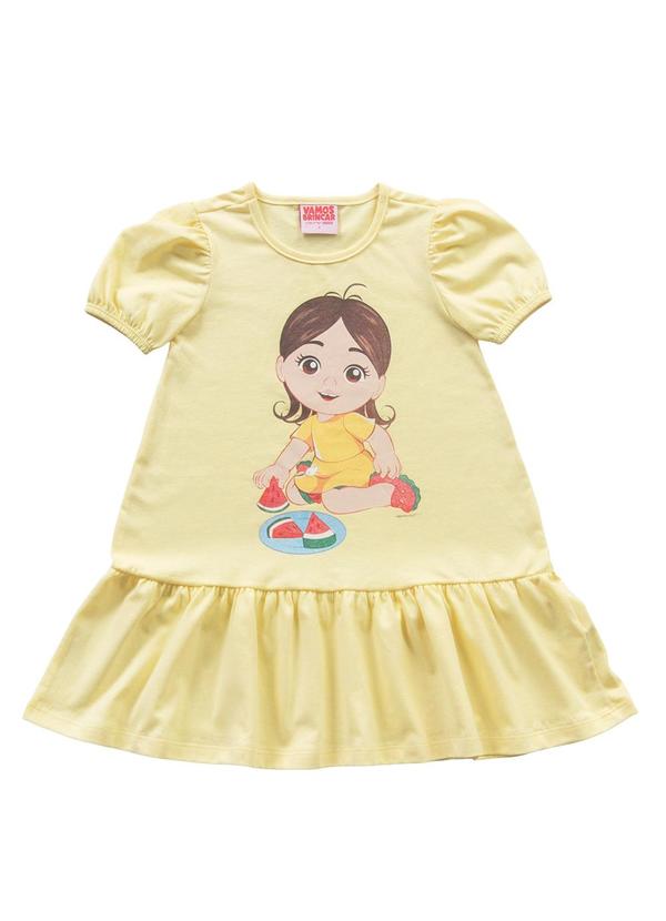 Lollix - Vestido Manga Bufante Magali Amarelo 3
