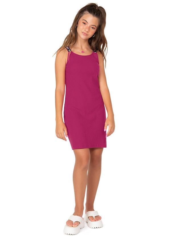 Vestido Teen Rosa Amora