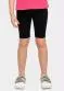 Alakazoo - Bermuda Ciclista Menina em Malha Cotton Rosa - variação: Preto