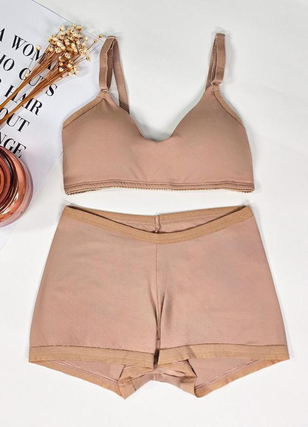 Dukali - Conjunto Infantil com Bojo Bege 1