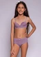 Dukali - Conjunto Juvenil com Bojo Tanga Branco - variação: Roxo