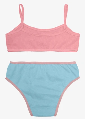 Select - Conjunto Lingerie Infantil Rosa - SELECT