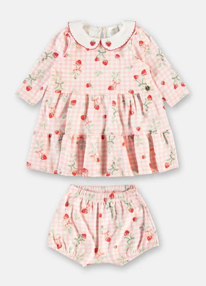 Up Baby - Conjunto Vestido Calcinha Branco - UP BABY
