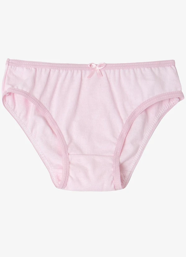 Select - Kit 3 Calcinhas Infantil Lisas em Algodão Branco 3