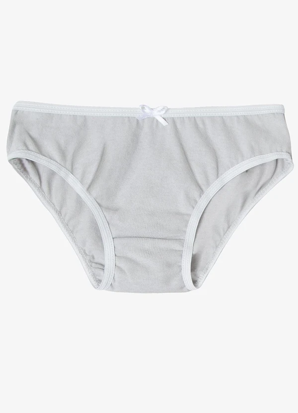 Select - Kit 3 Calcinhas Infantil Lisas em Algodão Rosa 3