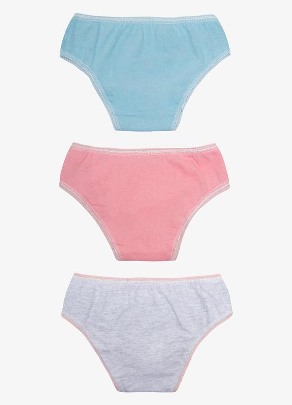 Select - Kit Calcinha Infantil Rosa