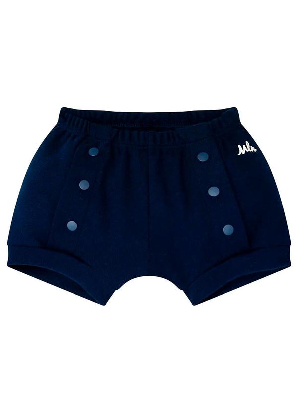 Milon - Tapa Fralda Bebê Unissex Azul