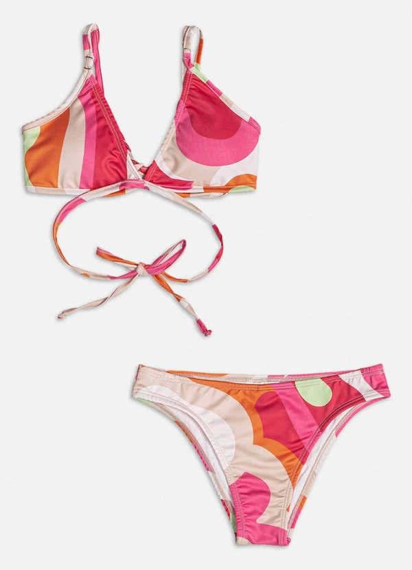 I Am - Biquíni Color Abstrato Multi Colorido