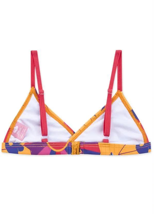 Lilica Ripilica - Biquíni com Fecho Infantil MeninaAmarelo 6