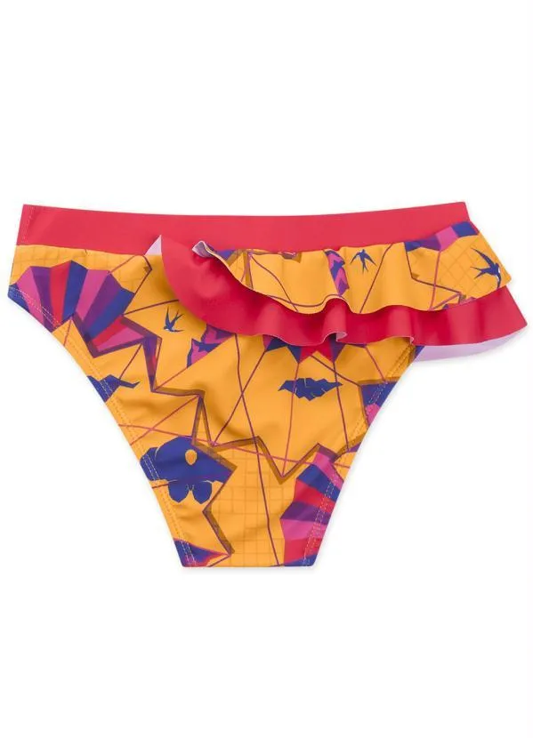 Lilica Ripilica - Biquíni com Fecho Infantil MeninaAmarelo 8