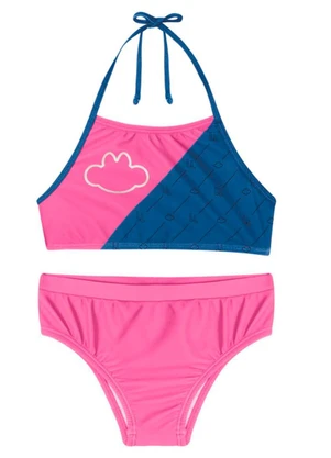 Tigor T Tigre - Biquíni com Fecho Infantil Feminino Rosa - TIGOR T TIGRE