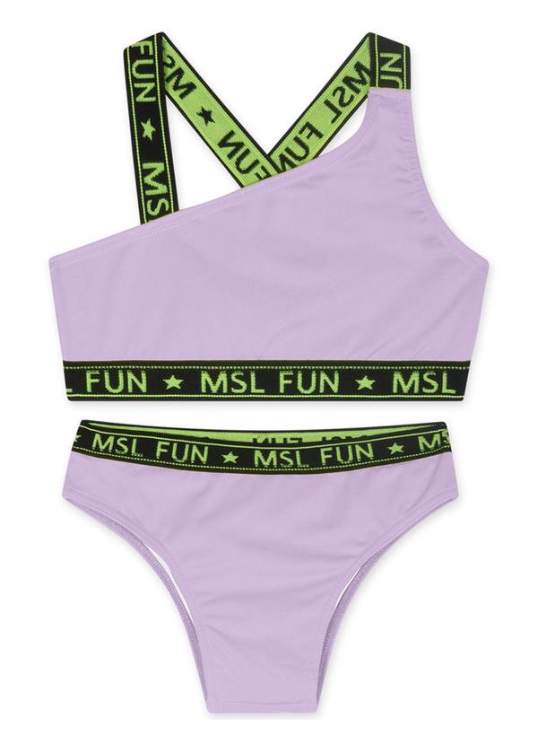 Marisol - Biquíni com Proteção Solar Infantil Roxo