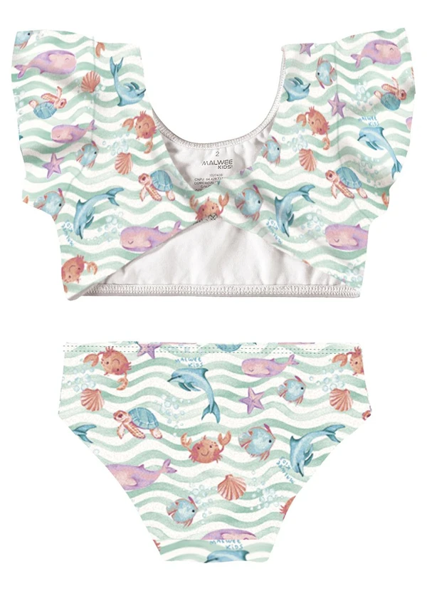 Malwee Kids - Biquíni Coral Lhamas Uv 2