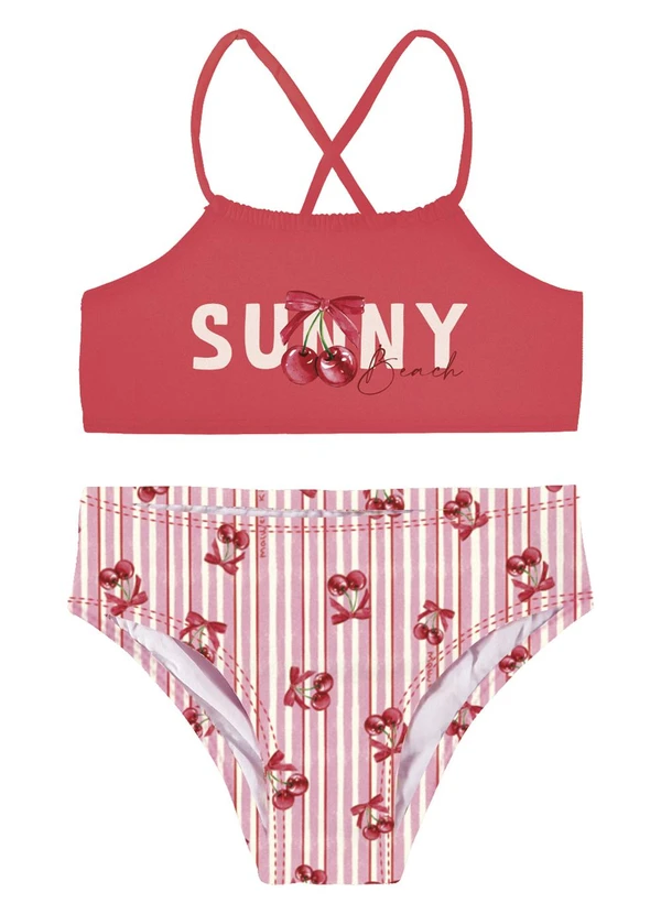 Malwee Kids - Biquíni Coral Sunny Beach Uv