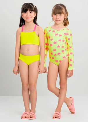 Biquíni Dupla Face Infantil Quimby Azul - QUIMBY
