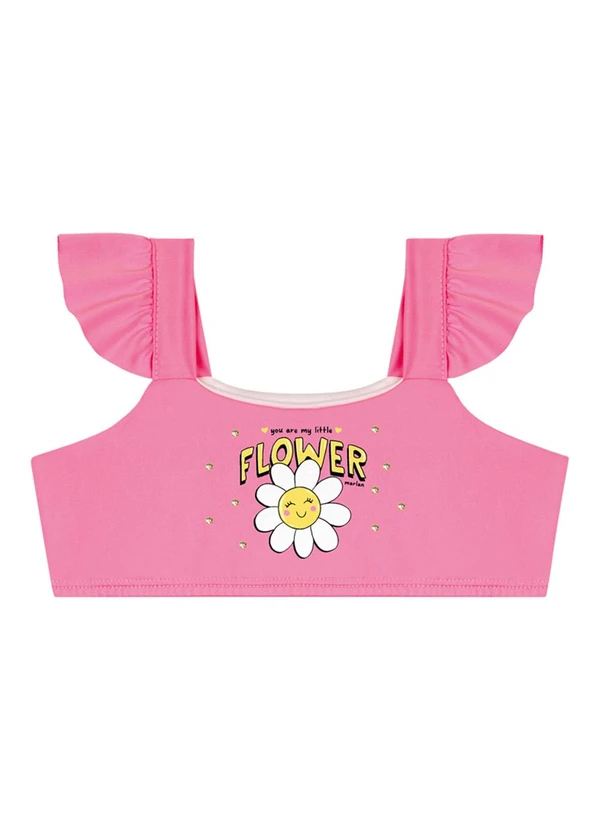 Marlan - Biquini em Malha Proteção Uv Rosa 2