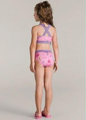 Brandili - Biquini em Malha Uv Menina Azul - BRANDILI