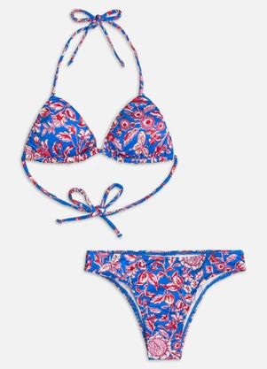 I Am - Biquíni Floral Roxo - I AM