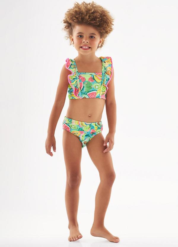 Up Baby - Biquíni Giraffe Garden Infantil Verde