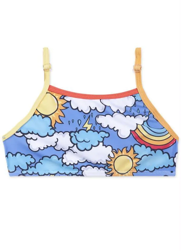 Lilica Ripilica - Biquíni Infantil MeninaAzul 3