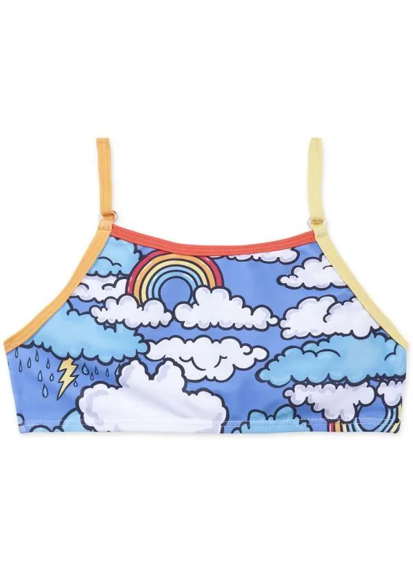 Lilica Ripilica - Biquíni Infantil MeninaAzul 4