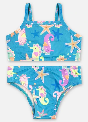 Up Baby - Biquíni Infantil Poliéster Fps +50 Azul - UP BABY