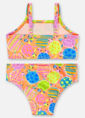 Up Baby - Biquíni Infantil Poliéster Fps +50 Laranja - UP BABY