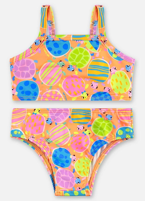 Up Baby - Biquíni Infantil Poliéster Fps +50 Laranja