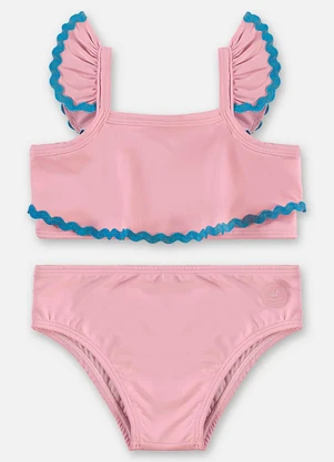 Up Baby - Biquíni Infantil Poliéster Fps +50 Rosa - UP BABY