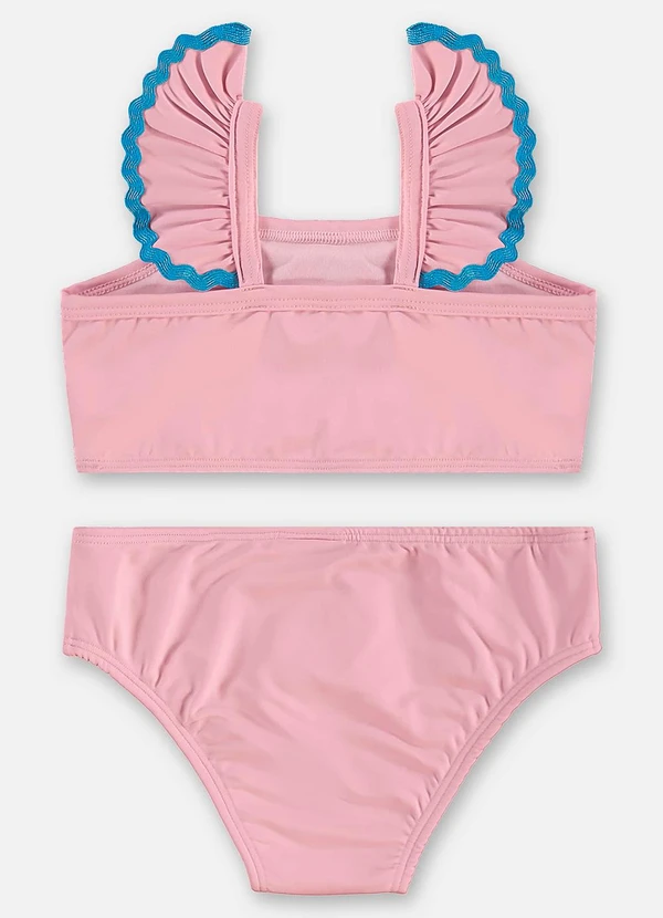 Up Baby - Biquíni Infantil Poliéster Fps +50 Rosa