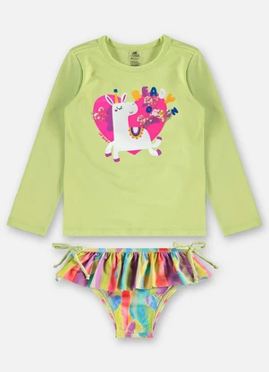 Up Baby - Biquíni Infantil Poliéster Fps +50 Verde - UP BABY