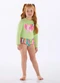 Up Baby - Biquíni Infantil Poliéster Fps +50 Verde - variação: Verde