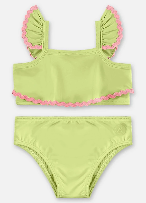 Up Baby - Biquíni Infantil Poliéster Fps +50 Verde