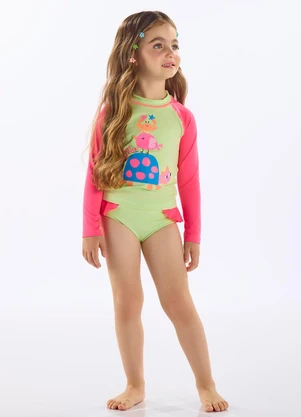 Up Baby - Biquíni Infantil Poliéster Fps +50 Verde - UP BABY