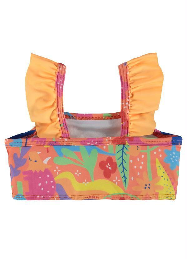 Up Baby - Biquíni Infantil Proteção Uv Fps +50 Laranja 4