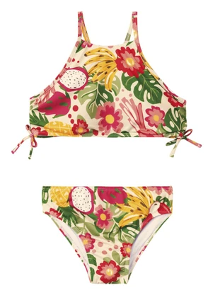 Malwee Kids - Biquíni Infantil Tropical Uv50+ Vermelho - MALWEE KIDS