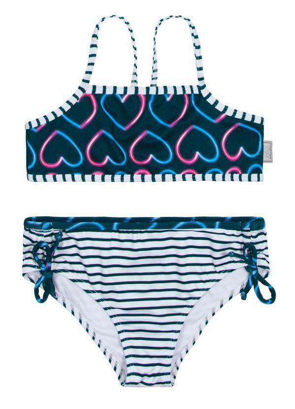 Alakazoo - Biquini Malha Poliester Azul 2